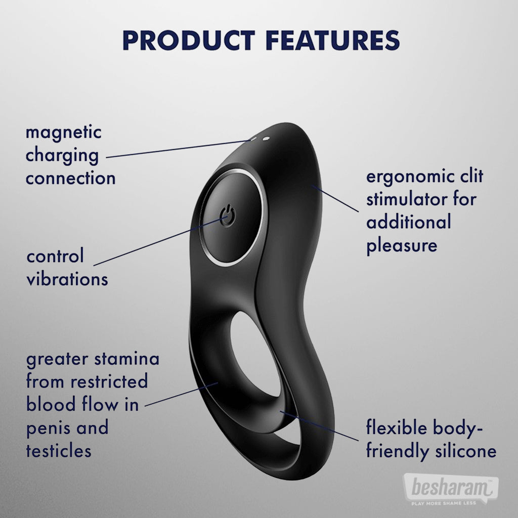Satisfyer Legendary Duo Vibrating Cock Ring