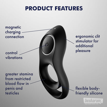 Satisfyer Legendary Duo Vibrating Cock Ring