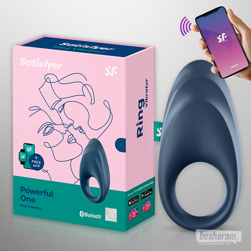 Buy Satisfyer Powerful One - App Controlled Cock Ring in India Buy Satisfyer Powerful One - App Controlled Cock Ring in India