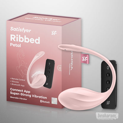 Satisfyer Ribbed Petal App Controlled Vibrator