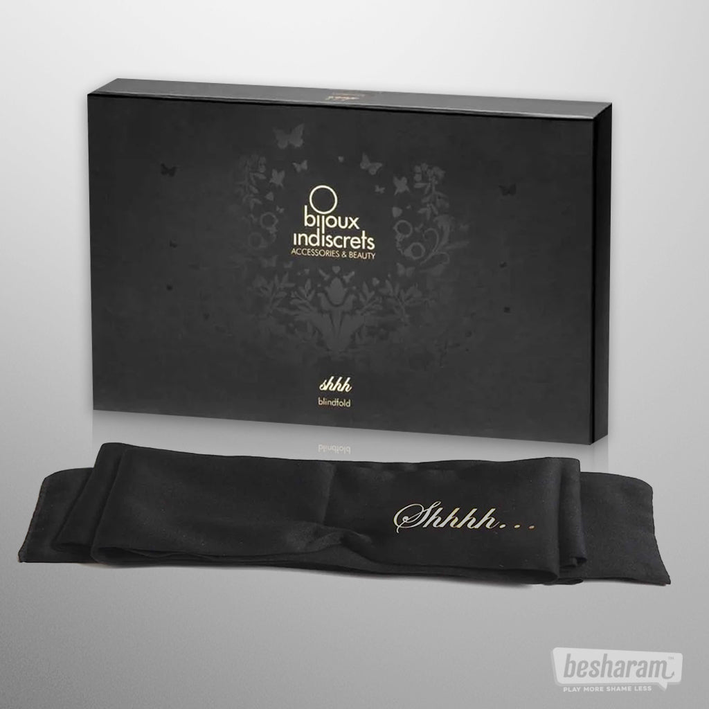 Bijoux Indiscrets Shhh Satin Blindfold-IMbesharam.com