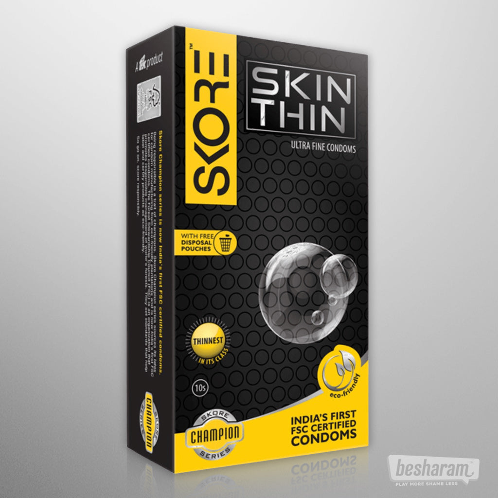 Skore Skin Thin Condoms (Pack of 10)