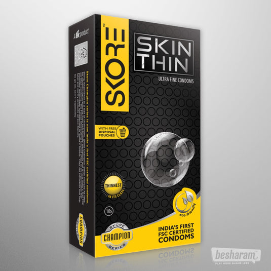 Skore Skin Thin Condoms (Pack of 10)