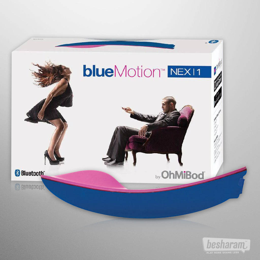 OhMiBod NEX 1 Blue Motion Bluetooth Panty Vibrator