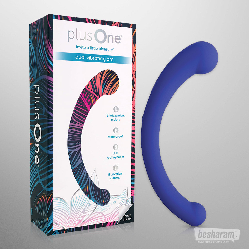 Buy PlusOne Dual Vibrating Arc Double Vibrator in India