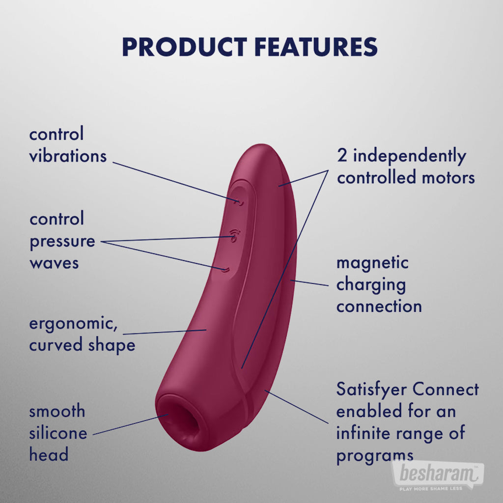 Satisfyer Curvy 1+ App Controlled Clitoral Stimulator