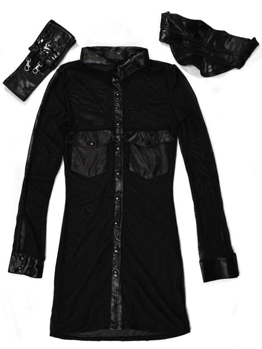 Sunny Leone Worn See-Thru Cop Costume-IMbesharam.com
