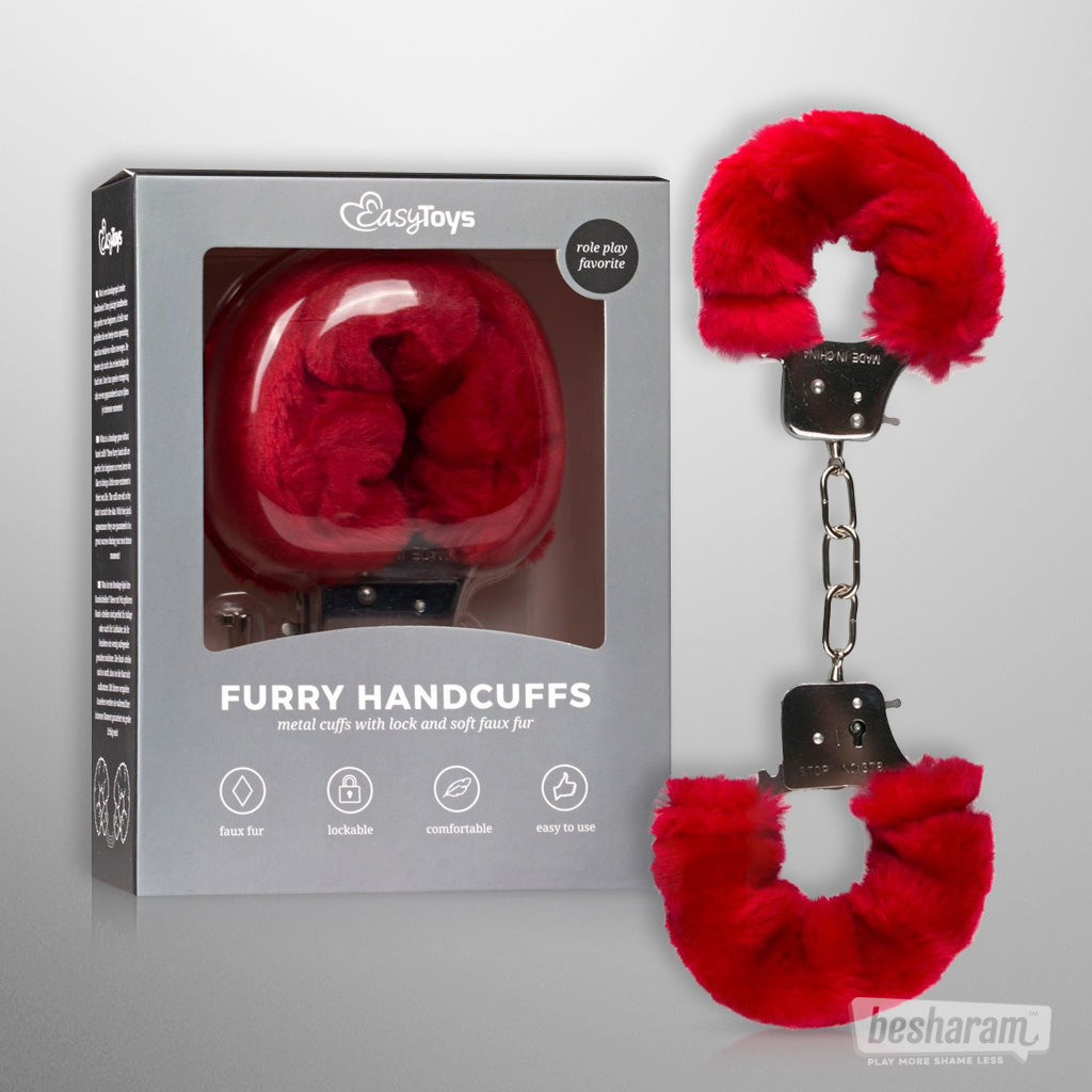 Buy EasyToys Fetish Furry Handcuffs in India