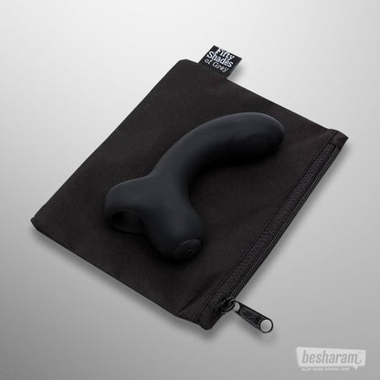 Fifty Shades of Grey Sensation Rechargeable Finger G-Spot Vibrator Pouch