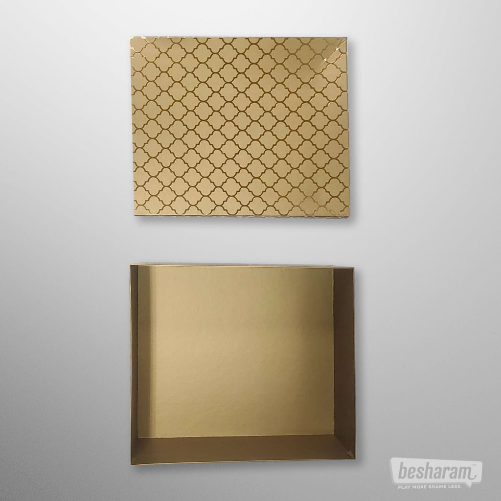 Light Brown 12x10 Inches Rectangular Plain Duplex Paper Gift Packaging Box  at Best Price in Noida | M/s V K Enterprises