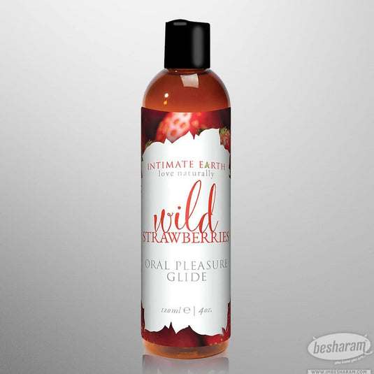 Intimate Earth Flavored Lube Wild Strawberries