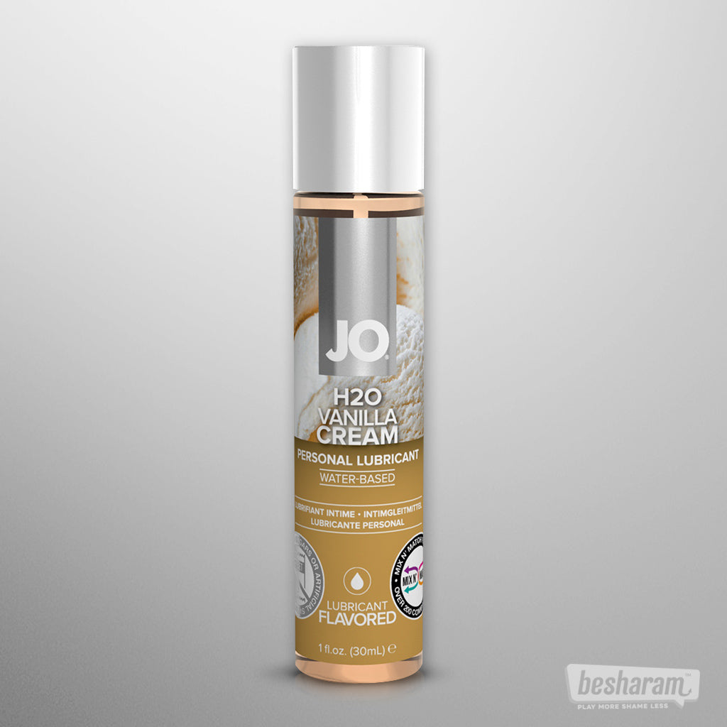  System Jo H2O (Multi) Flavored Lube - 1 oz. Vanilla Cream