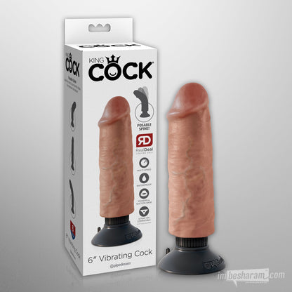 King Cock 6&quot; Vibrating Cock Unboxed