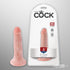 King Cock 5" Realistic Dildo Beige Unboxed
