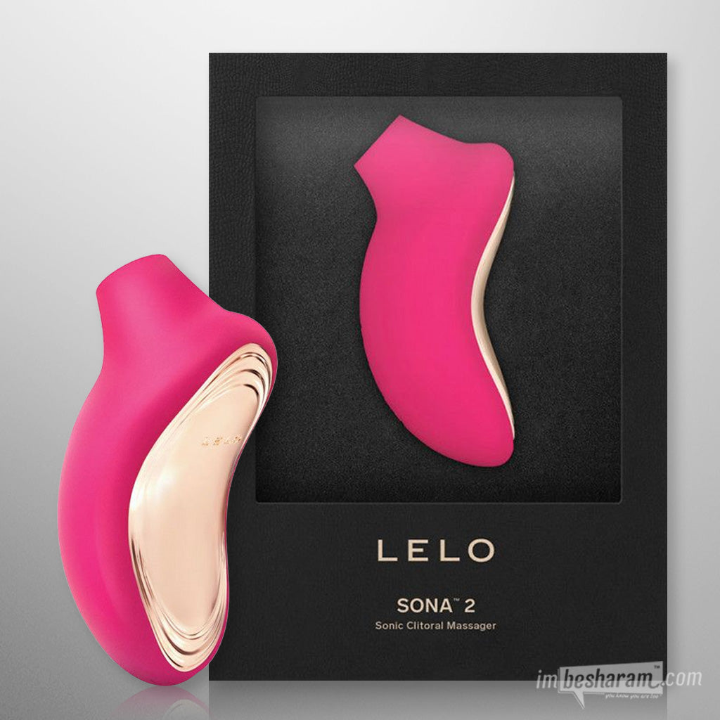 LELO Sona™ 2 Luxury Clitoral Massager Cerise Unboxed