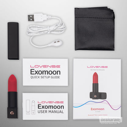 Lovense EXOMOON Lipstick Bullet Vibrator Inclusions