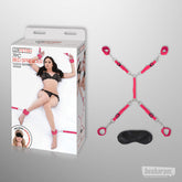 Lux Fetish 7 PC Bed Spreader Hot Pink Unboxed