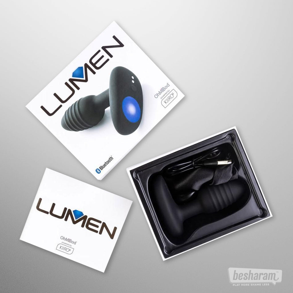 OhMiBod LUMEN App Controlled Vibrating Butt Plug Box