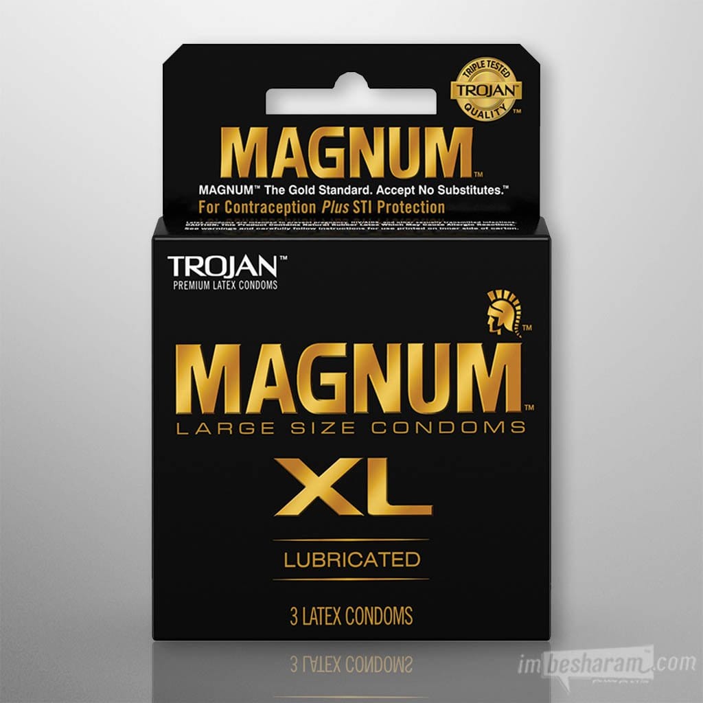 Trojan Magnum Lubricated Condoms 3 XL