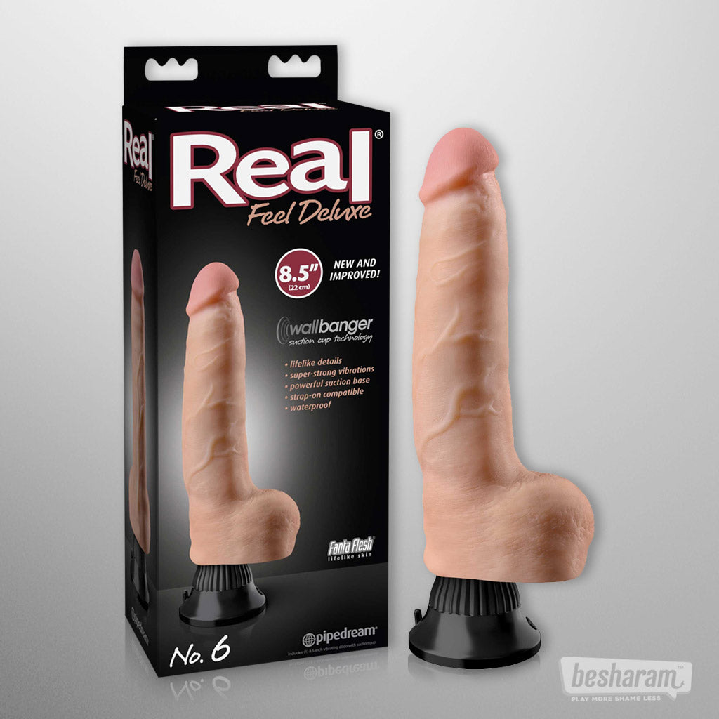 Real Feel Deluxe 8.5&quot; Realistic Vibrator Unboxed