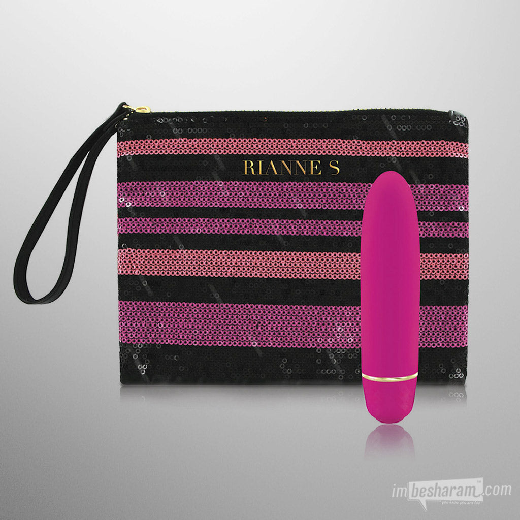 Rianne S Classique Posh Pink Vibrator with Bag