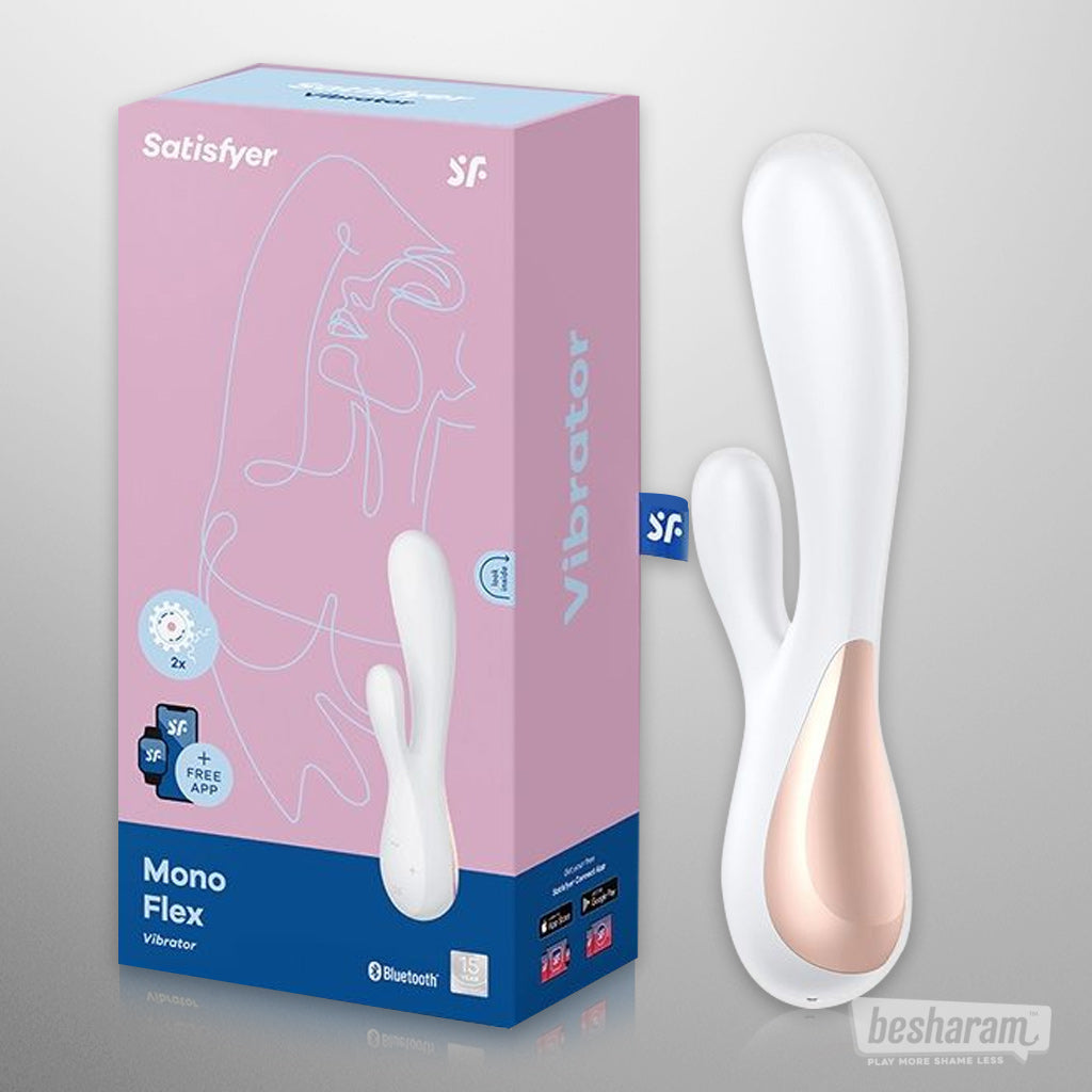 Satisfyer Mono Flex Vibrator (App Controlled) White Unboxed