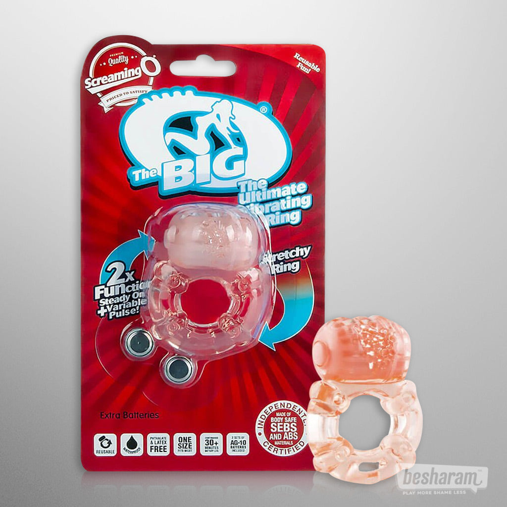 Screaming O Big O Vibrating Cock Ring Unboxed