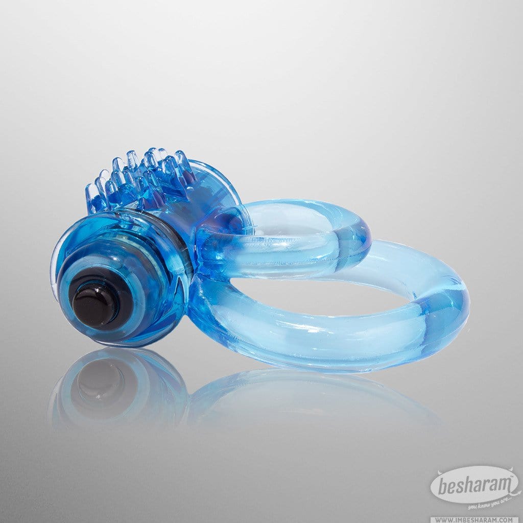 Screaming O DoubleO 6 Vibrating Erection Ring Blue