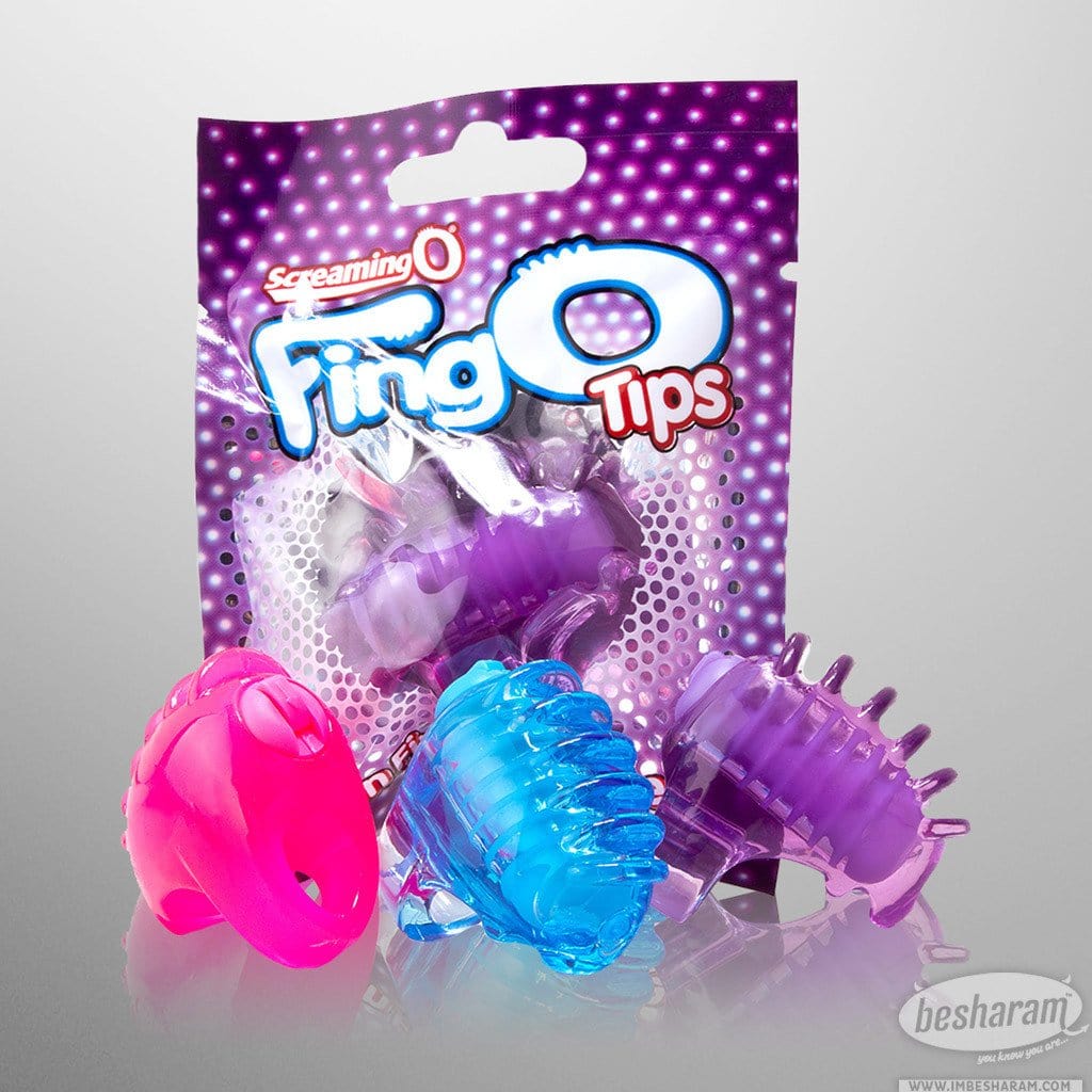 Screaming O FingO Tips Micro Vibrating Massager Assorted