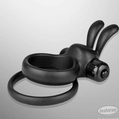 Screaming O Ohare Double Vibrating Erection Ring Black