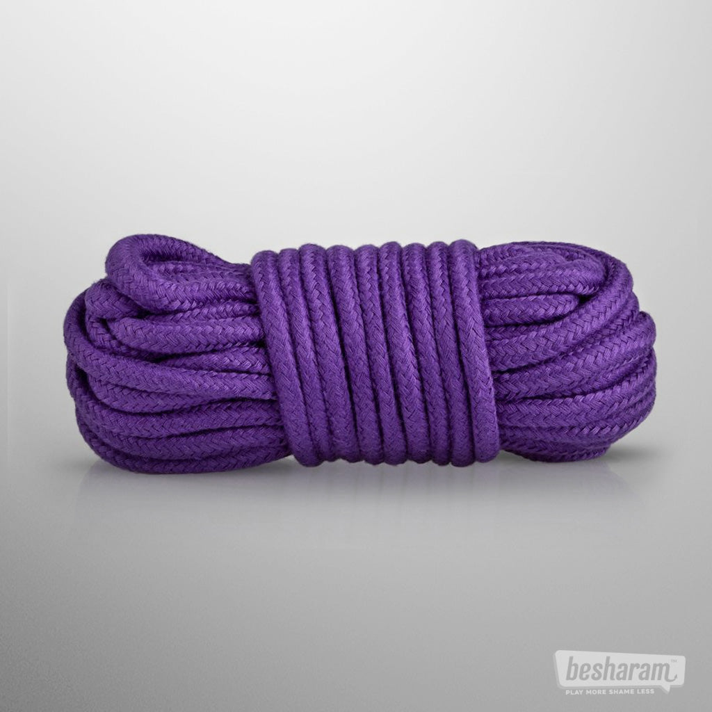 Secret Pleasure Chest Purple Apprentice BDSM Set Rope