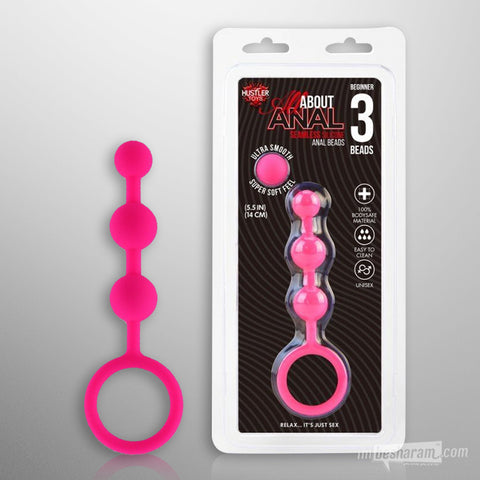 Beginner Anal Beads - Buy Hustler Beginner's Silicone Anal Beads in India