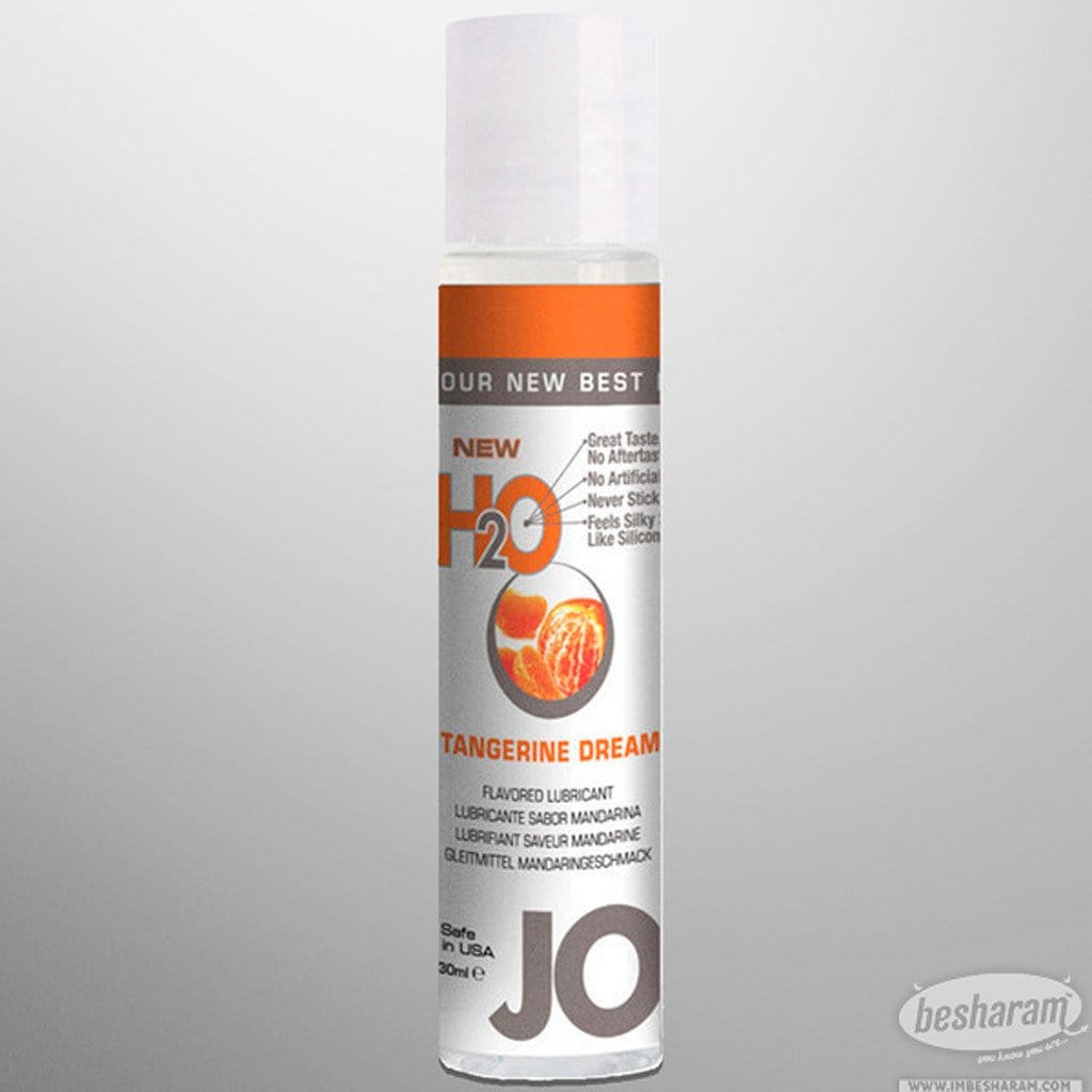 System Jo H2O (Multi) Flavored Lube - 1 oz. Tangerine Dream