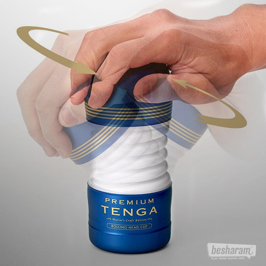 Tenga Premium Rolling Head Cup Masturbator How to use