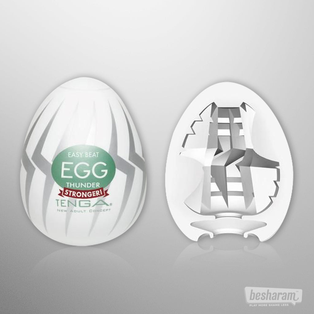 Tenga Egg Masturbator Hard Boiled Thunder Interior