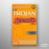 Trojan Ecstasy Ultra Ribbed Condoms 10