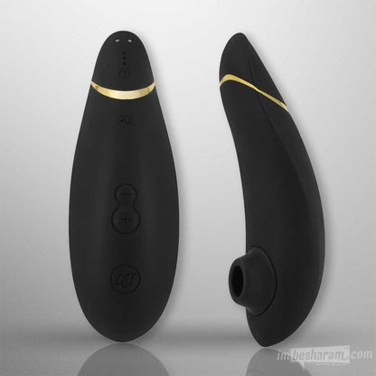 Womanizer Premium Clitoral Vibrator Black Gold