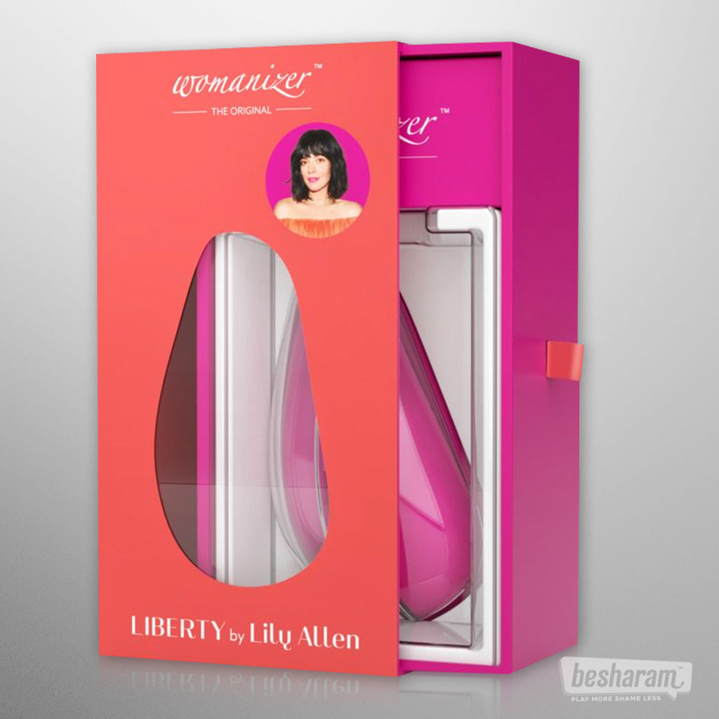 Womanizer Liberty by Lily Allen Clitoral Vibrator Packaging