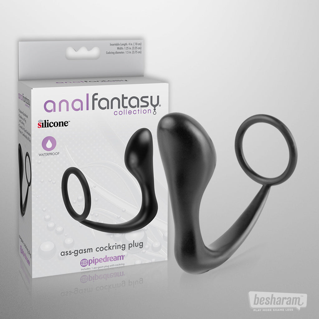 Anal Fantasy Ass-Gasm Cockring Plug Unboxed
