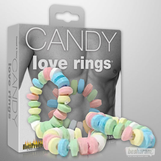 Edible Candy Cock Rings (Pack of 3)-IMbesharam.com
