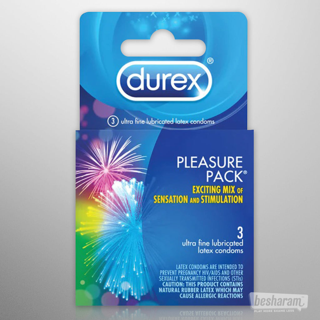 Durex Condoms Pleasure Pack (Pack of 3)