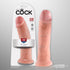 King Cock 10" Realistic Dildo Beige Unboxed