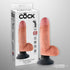 King Cock 7" Vibrating Cock with Balls Unboxed