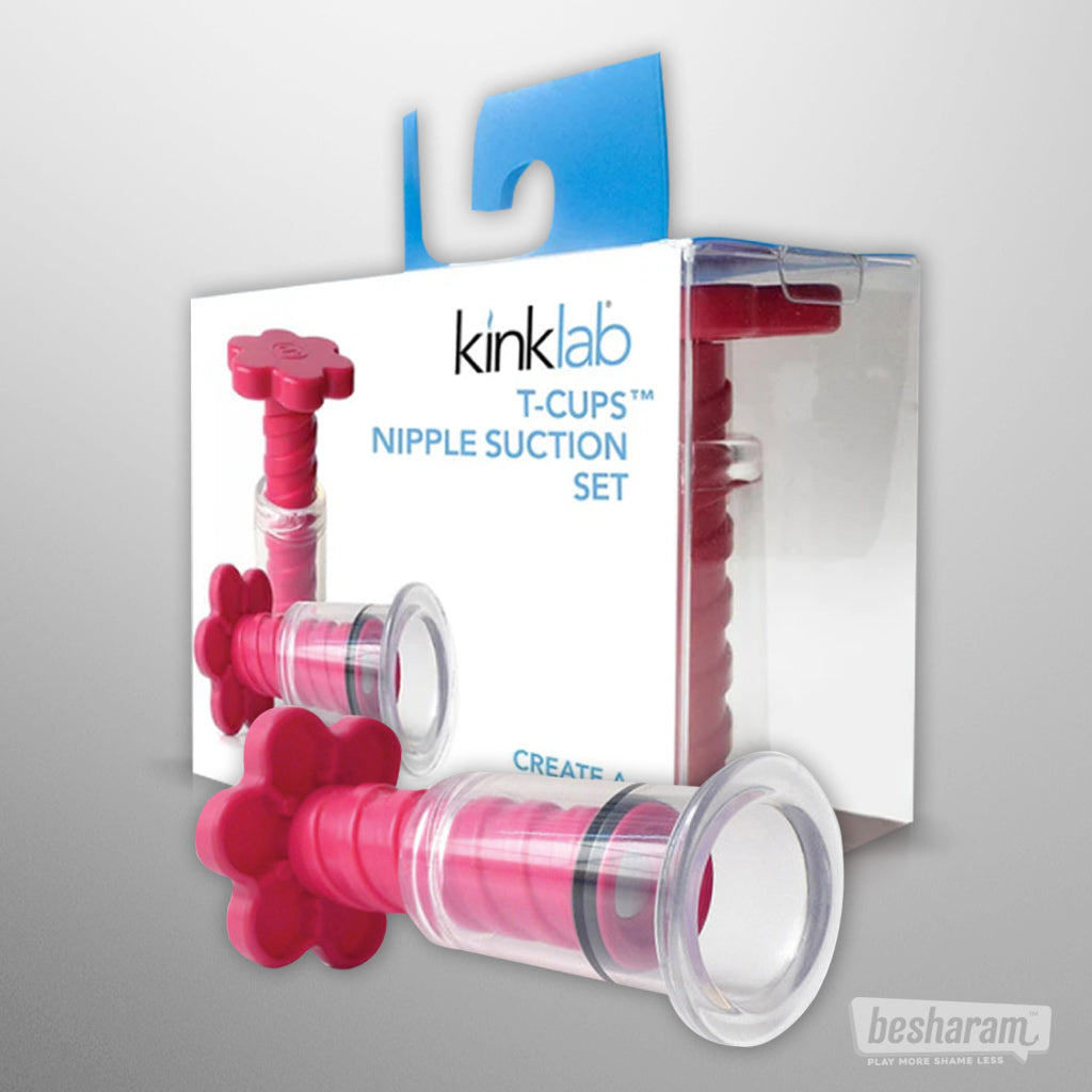 KinkLab T-Cups Nipple Suction Set