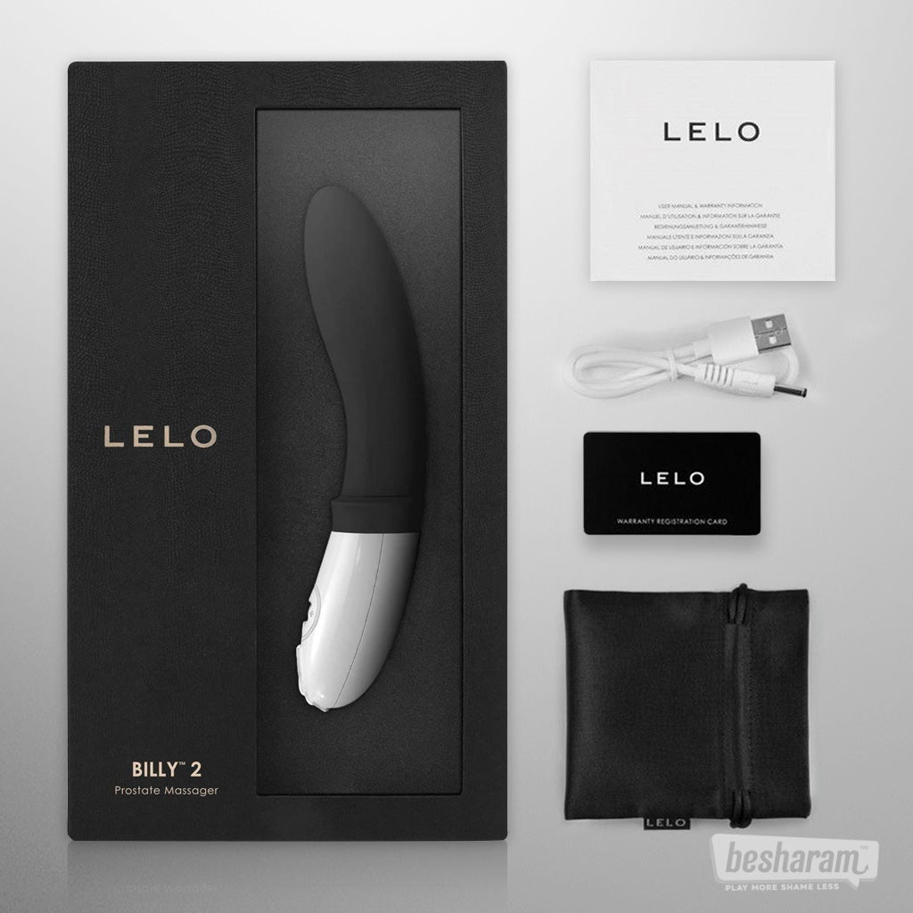 LELO Billy 2 Vibrator for Men Inclusions