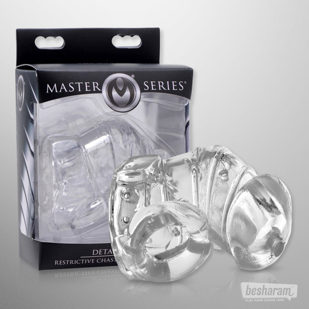 Master Series Detained 2.0 Chastity Cage-IMbesharam.com