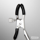 Lux Fetish Adjustable Nipple Clamps & Clit Clamp Rubber