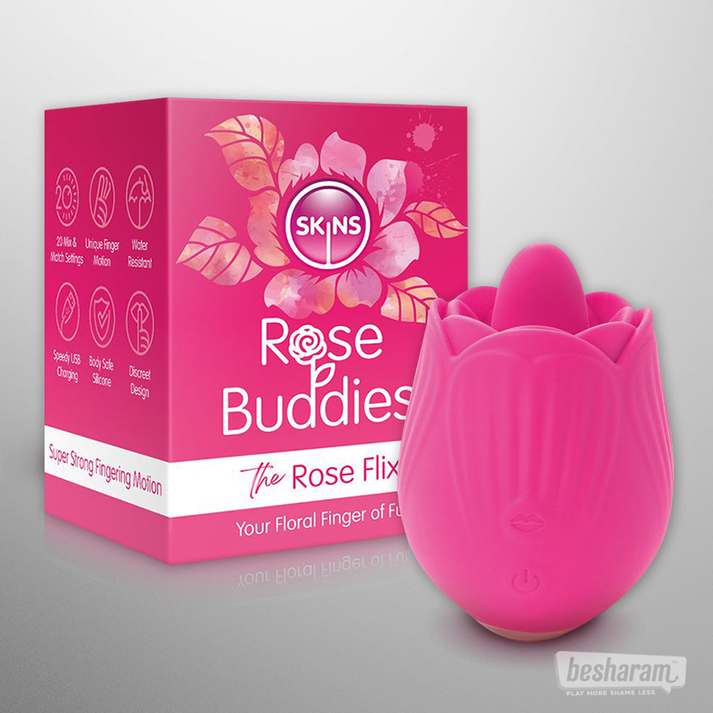 Skins Rose Buddies Rose Flix Clitoral Stimulator