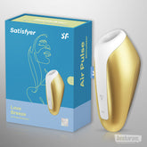 Satisfyer Love Breeze Air Pulse Stimulator Yellow Unboxed