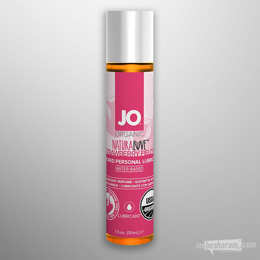 System JO USDA Organic Water-based Lubricant Strawberry 1oz